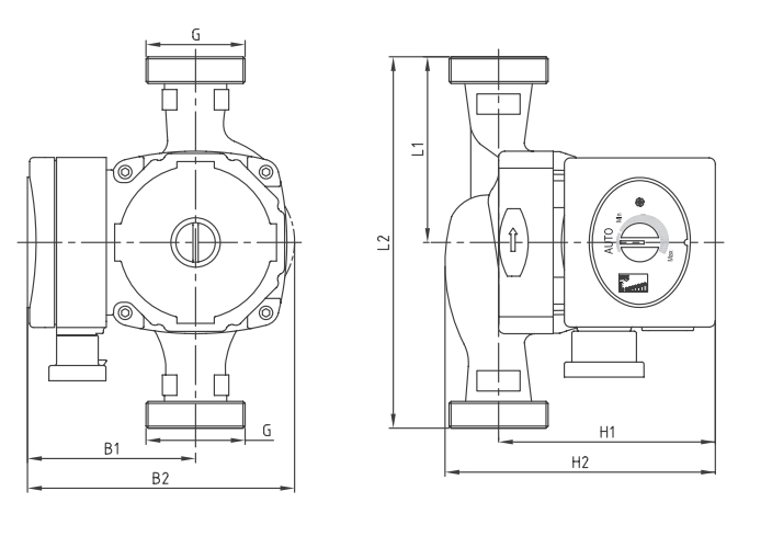 High Efficiency Circulator Pump