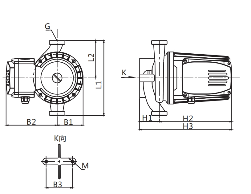 Three speed circulator pumps