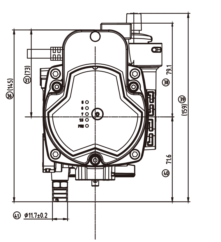 Gas boiler circulator pumps