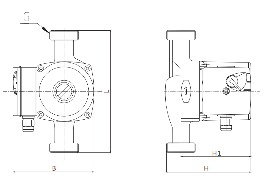 Three speed circulator pumps