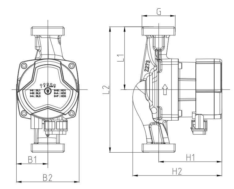 hot water circulation pump