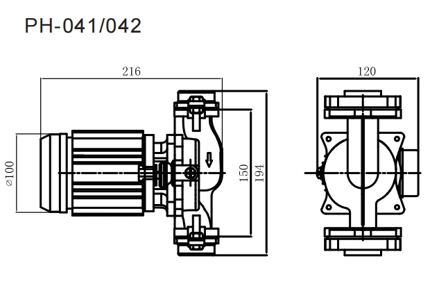 PH-042 Intallation Drawing