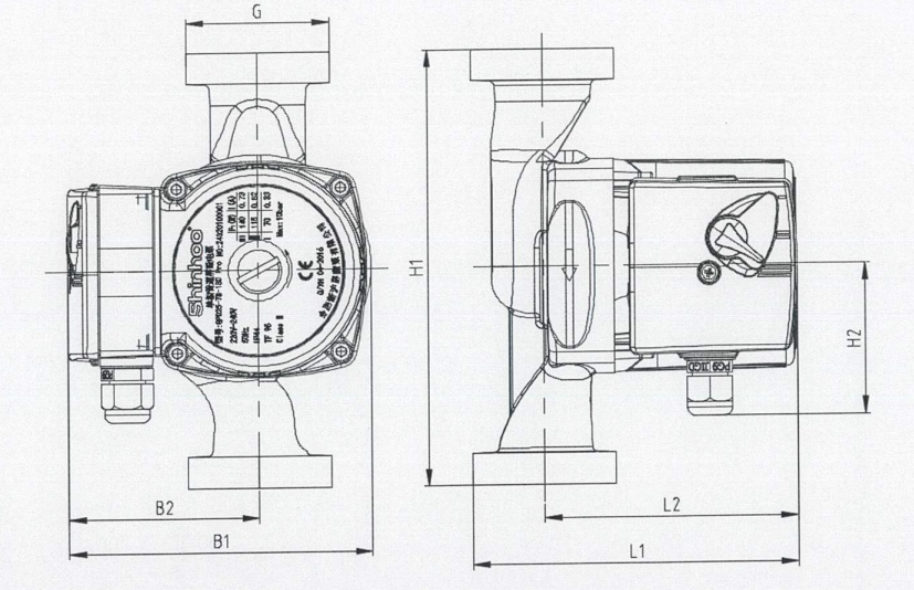 Basic 25-7S Pro Installation Drawing