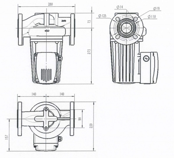 Basic 50-16SF Installation Drawing