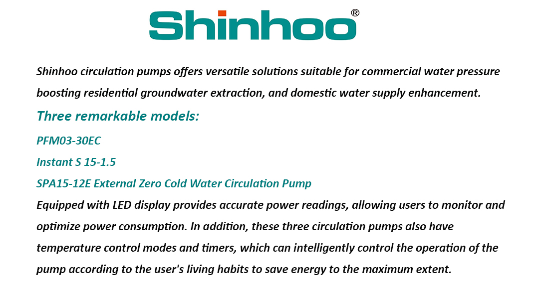 Shinhoo circulation pump