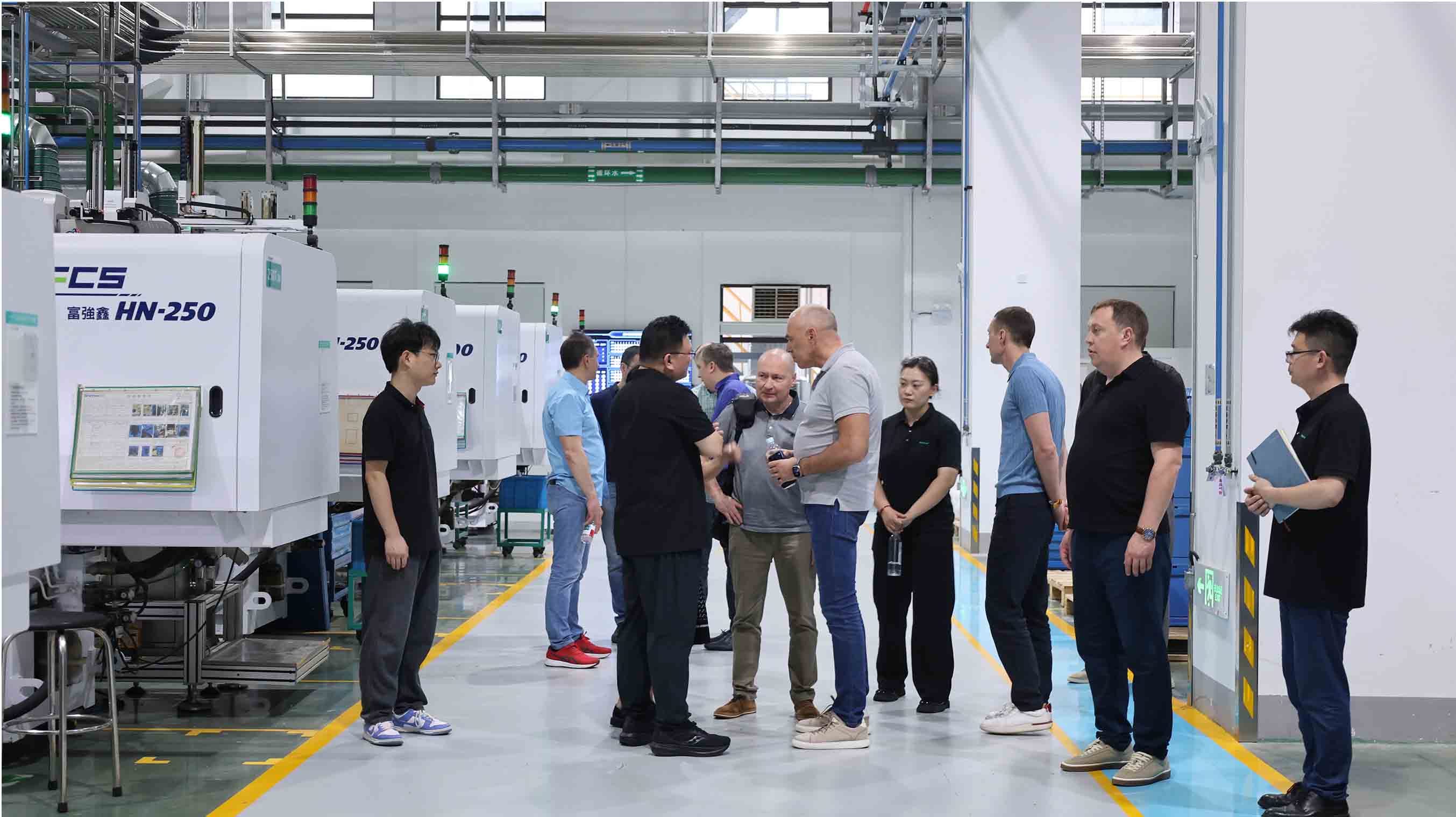Vandjord Group Delegation Tours Shinhoo Smart Factory