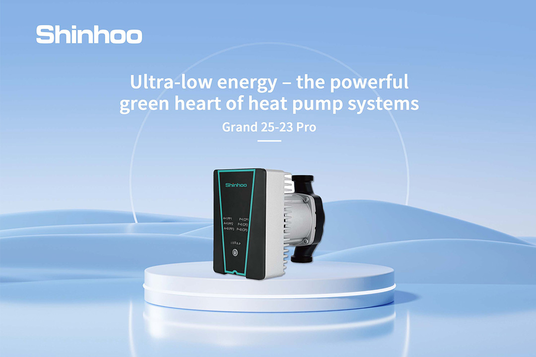 High-Efficiency Pump for Heat Pumps & HVAC Systems – Shinhoo Grand 25-23 Pro