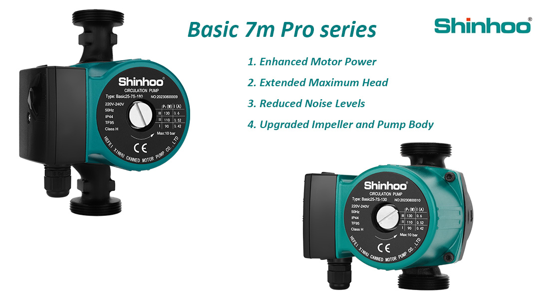 Shinhoo Basic 7m Pro Series Circulation Pump丨 Enhancing Performance and Comfort