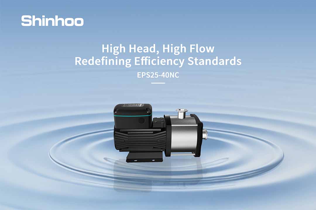 High Head, High Flow – Shinhoo EPS25-40NC Horizontal Multistage Wet Rotor Pump: Redefining Efficiency Standards