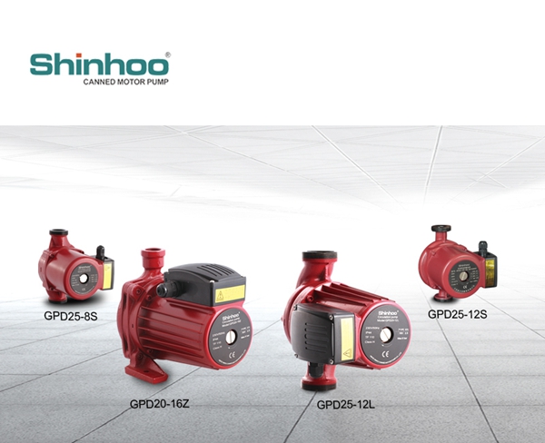 Shinhoo canned motor pump, a good partner for heat pump